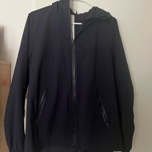 Lululemon women navy rain jacket size 10